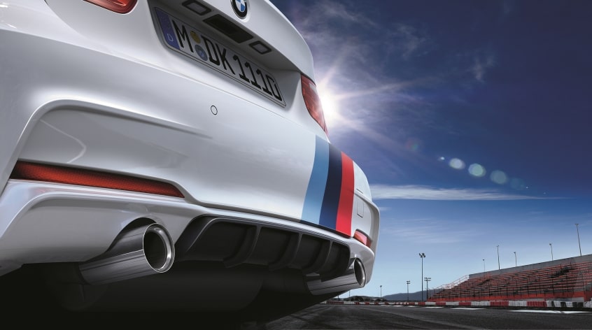 BMW M Performance Endrohrblende Chrom für 2er-4er (F22, F23, F30, F31, F32, F33, F36)