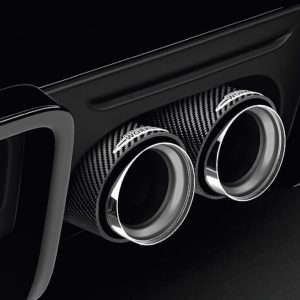 MINI JCW Endrohrblende Carbon