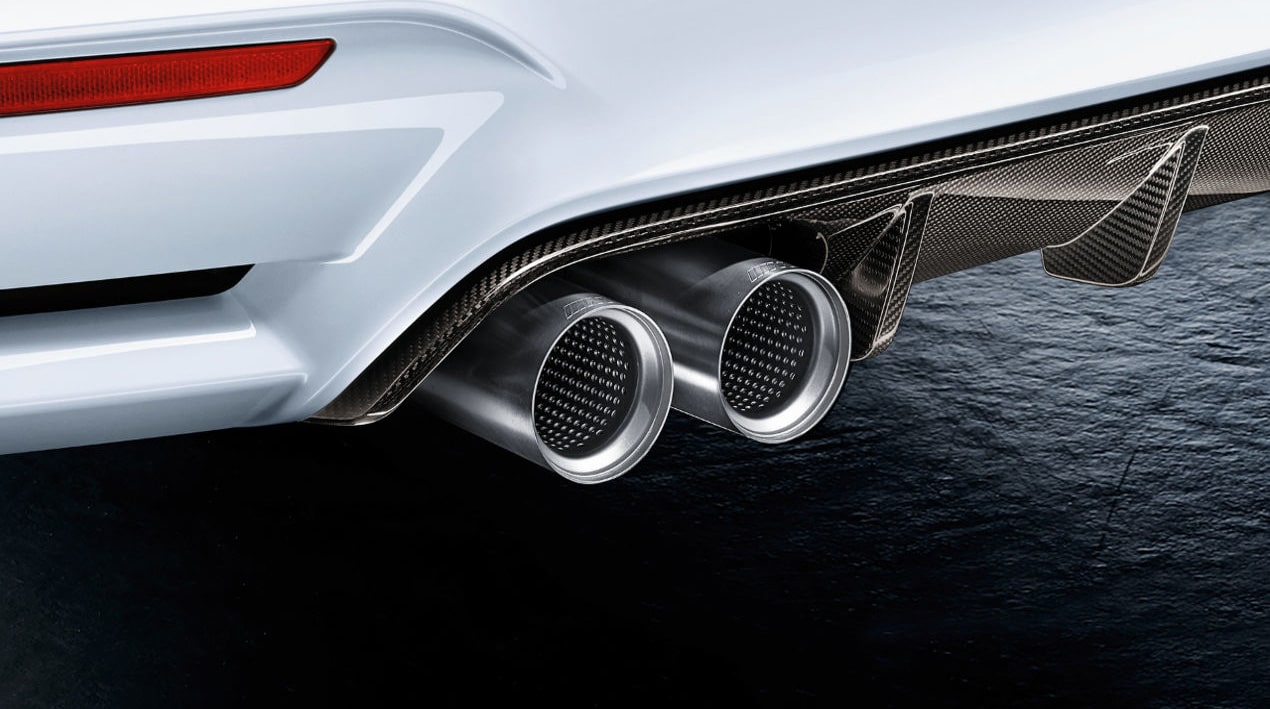 BMW M Performance Endrohrblende Titan für M2-4 (F80, F80N, F82, F82N, F83, F83N, F87, F87N)