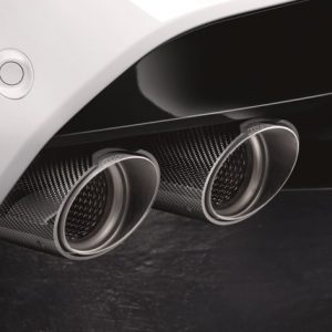 BMW M Performance Endrohrblenden Titan/Carbon für X5M, X6M (F95, F96)