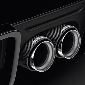 MINI JCW Endrohrblende Carbon