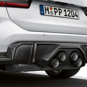 BMW M Performance Schalldämpfersystem und Endrohrblendenmodul Titan für M3, M4 (G80, G81, G82, G83)