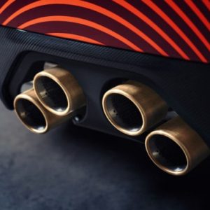 BMW M Performance Endrohrblende Titan anodisiert für M2 (G87)