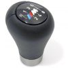 BMW M Performance Schaltknopf Leder/M Plakette/6-Gang Schwarz für 3er, 5er, 6er, X3, X4 (E46, E60, E61, E63, E64, F25, F26)