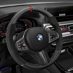 BMW M Performance Abdeckung Lenkrad Alcantara/Carbon für 5er-7er, X3, X4 (G01, G02, G11, G12, G30, G31, G32)