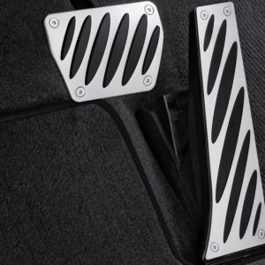 BMW M Performance Pedalauflagen Aluminium für Automatische Schaltung für 3er, 5er, X3, X5, E6X-E9X (E46, E39, F25, E53)