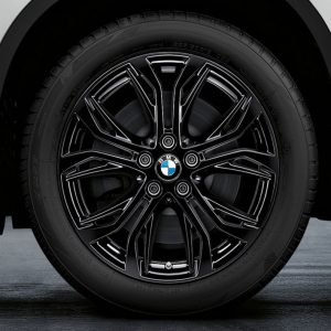 BMW 18 Zoll Leichtmetallräder Y-Speiche 566, Jet Black Uni