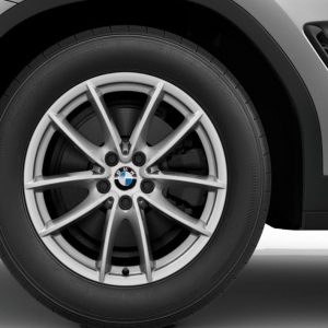 BMW 18 Zoll Leichtmetallräder V-Speiche 618, Reflex Silver, Pirelli