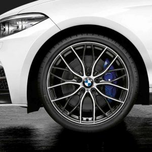 BMW 19 Zoll Sommer-Leichtmetallräder M Performance Doppelspeiche 405M, Orbit Grey