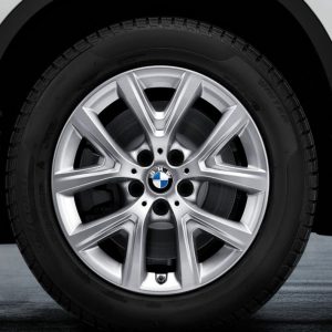 BMW 17 Zoll Leichtmetallräder Y-Speiche 574, Reflex Silver, Pirelli