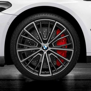 BMW 20 Zoll Sommer-Leichtmetallräder M Performance Vielspeiche 732M, Jet Black Uni