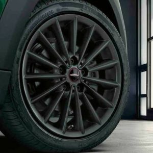 MINI 17 Zoll Sommer-Leichtmetallräder JCW Multispoke 505, Jet Black Matt (F55, F55N, F56, F56E, F56F, F56N, F57, F57N)