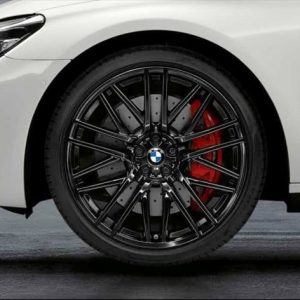 BMW 21 Zoll Sommer-Leichtmetallräder M Performance Doppelspeiche 650M, Jet Black Uni