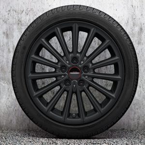MINI 17 Zoll Leichtmetallräder JCW Multi Spoke 505, Jet Black Matt (F55, F55N, F56, F56E, F56F, F56N, F57, F57N)