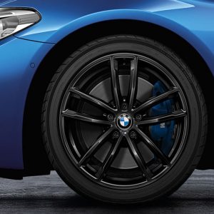 BMW 18 Zoll Leichtmetallräder M Doppelspeiche 662M, Jet Black Uni