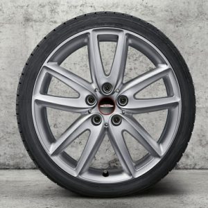 MINI 18 Zoll Leichtmetallräder JCW Grip Spoke 815, Bright Silver Metallic (F54, F54N)