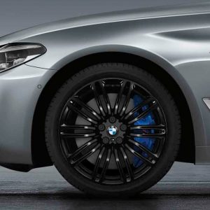 BMW 19 Zoll Sommer-Leichtmetallräder M Doppelspeiche 664M, Jet Black Uni