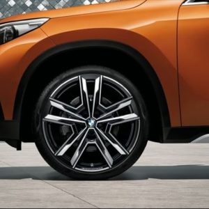 BMW 21 Zoll Sommer-Leichtmetallräder M Performance Doppelspeiche 877M, Jet Black Uni