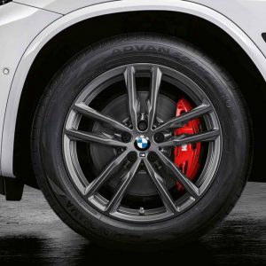 BMW 19 Zoll Sommer-Leichtmetallräder M Doppelspeiche 698M, Orbit Grey, Michelin