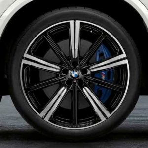 BMW 22 Zoll Sommer-Leichtmetallräder M Performance Sternspeiche 749M, Jet Black Uni