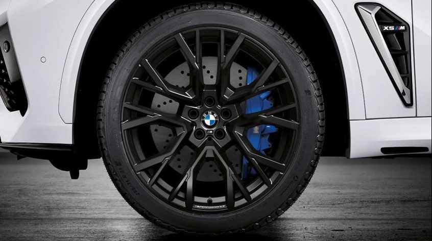 BMW 21 Zoll/22 Zoll Sommer-Leichtmetallräder M Performance Sternspeiche 809M, Jet Black Matt