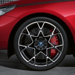 BMW 21 Zoll Sommer-Leichtmetallräder M Performance Kreuzspeiche 943M, Jet Black Uni