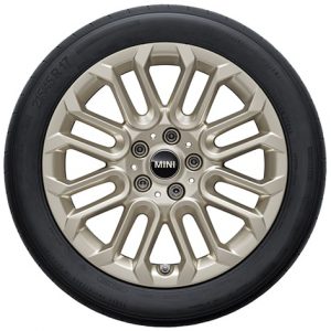 MINI 17 Zoll Winter-Leichtmetallräder U-Spoke 956, Vibrant Silver (F65, F66, F67)