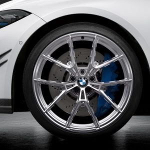 BMW 21 ZOLL Sommer-Leichtmetallräder 2M Performance Y-Speiche 1063M, Refined Silver