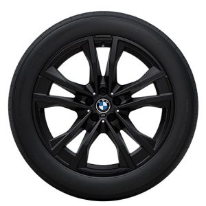 BMW 20 Zoll Winter-Leichtmetallräder M Doppelspeiche 1048M, Jet Black matt