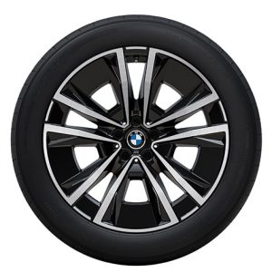 BMW 20 Zoll Winter-Leichtmetallräder M Aerodynamic 1047M, Jet Black Uni
