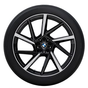 BMW 21 Zoll Winter-Leichtmetallräder M Sternspeiche 1050M, Jet Black Uni