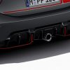 MINI JCW Diffusor schwarz/rot links für Hatch (F66)