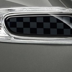 MINI Side Scuttles klein Checkered black/grey für Hatch und Cabrio (F55, F56, F57)