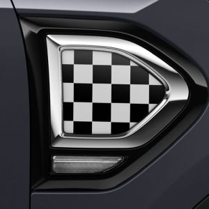 MINI Side Scuttles Checkered black/white für Countryman (F60, F60N)