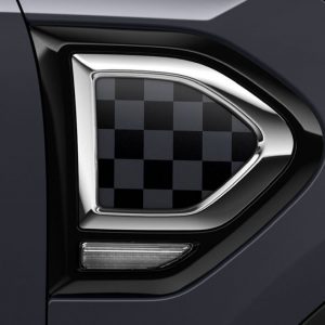 MINI Side Scuttles Checkered black/grey für Countryman (F60, F60N)