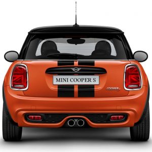 Alternative view of MINI Sportstripes schwarz (Bodykit) für Hatch (F55)