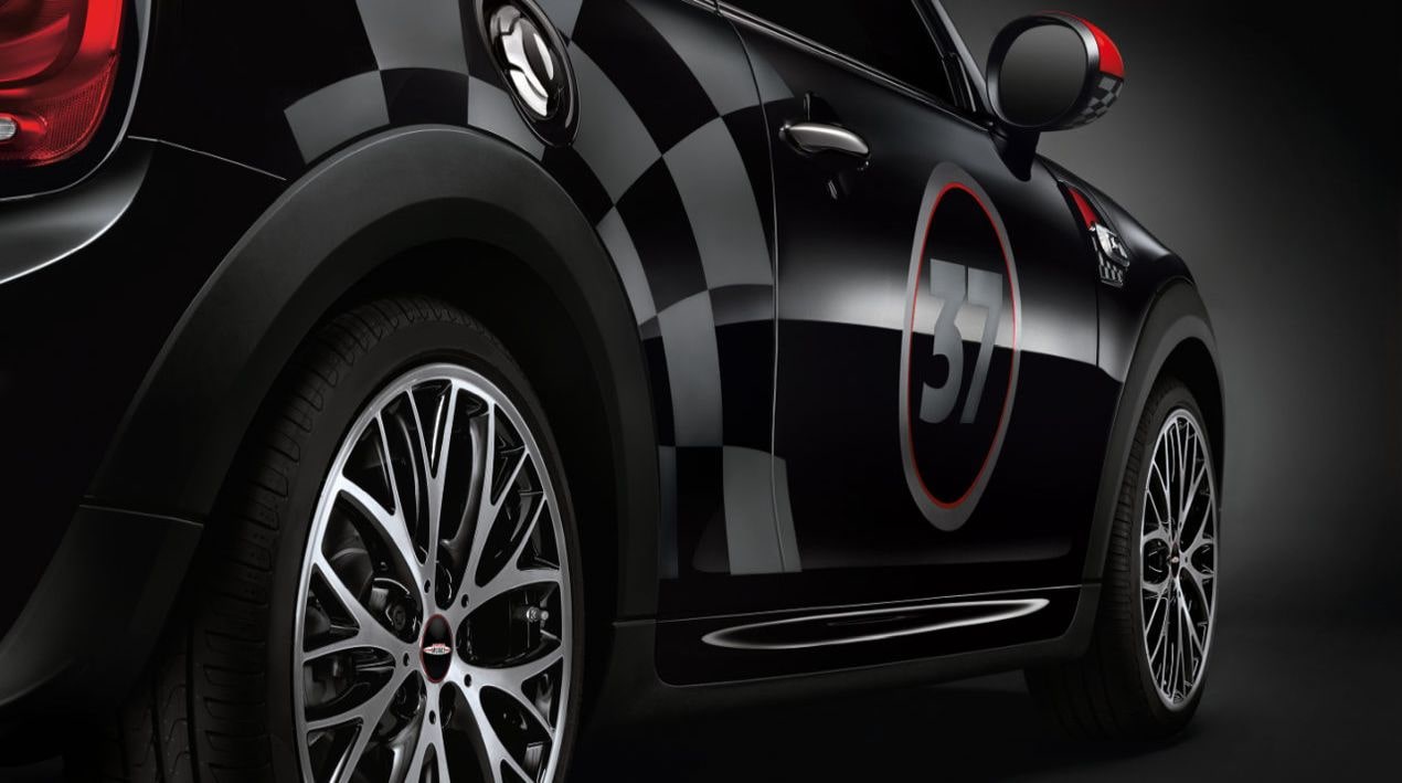 MINI JCW Seitenstreifen Racing Grey für Hatch (F55, F55N)
