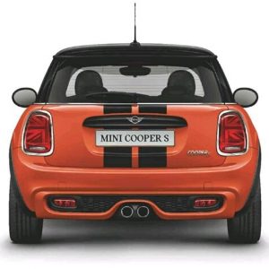 Alternative view of MINI Satz Sportstreifen Bodykit Jet Black