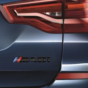 BMW M Performance Modellschriftzug schwarz