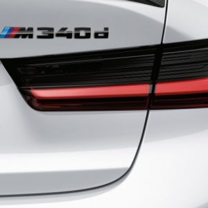 BMW M Performance Modellschriftzug schwarz