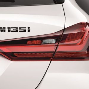 BMW M Performance Beschriftung Heckklappe Schwarz lackiert für 1er (F40)