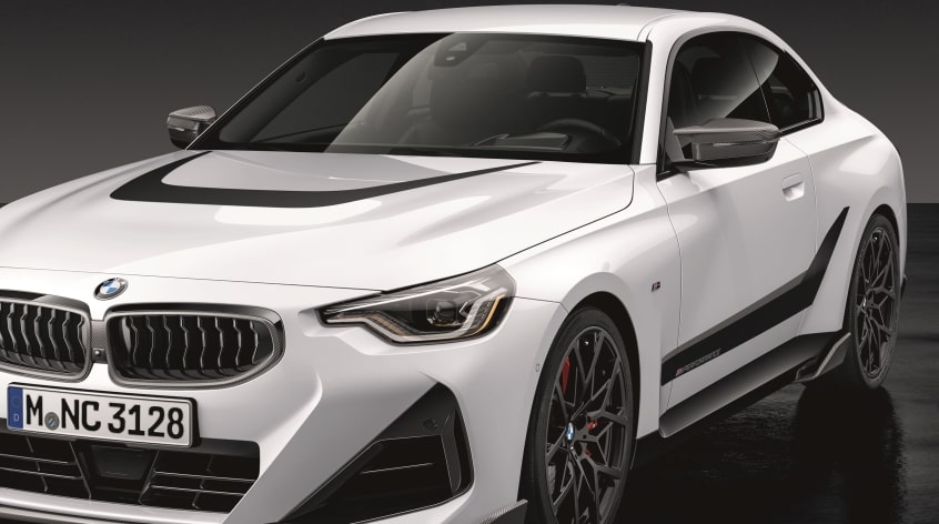 BMW M Performance Folierung Frozen Black links/rechts/vorne für 2er (G42)