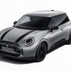 MINI Seiten-Folierung Heritage schwarz Matt für Hatch (J01)