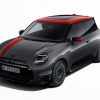 MINI JCW Seiten-Folierung schwarz Hochglanz für Hatch (J01)