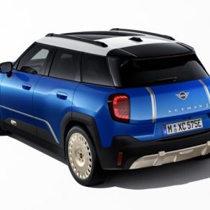 MINI Klebefolie Heckklappe Favoured für Aceman (J05)