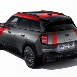 MINI JCW Klebefolie Heckklappe Chili Red für Aceman (J05)