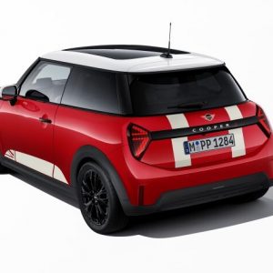 Alternative view of MINI Seiten-Folierung Heritage Aspen White für Hatch und Cabrio (F66, F67)