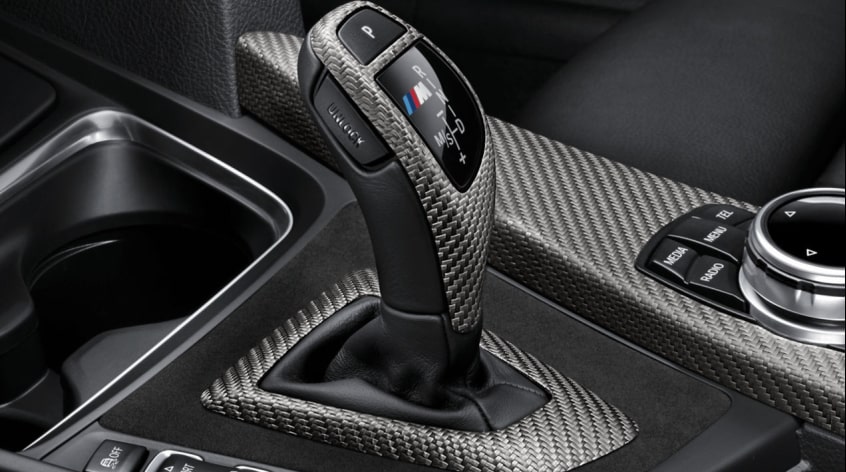BMW M Performance Mittelkonsolenblende Gangwahlschalter Alcantara/Carbon für 3er, 4er (F30, F31, F34, F32, F33, F36)