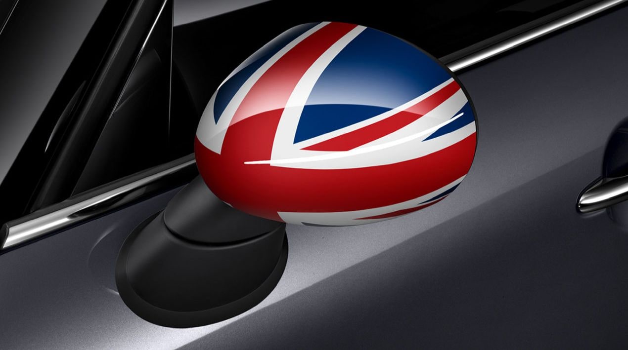 MINI Abdeckung Spiegel links Union Jack