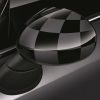 MINI Abdeckung Spiegel links Checkered schwarz/grau